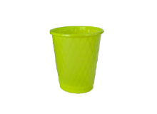 שרול כוס פלסטיק יהלום 36 יח' - צהוב ניאון